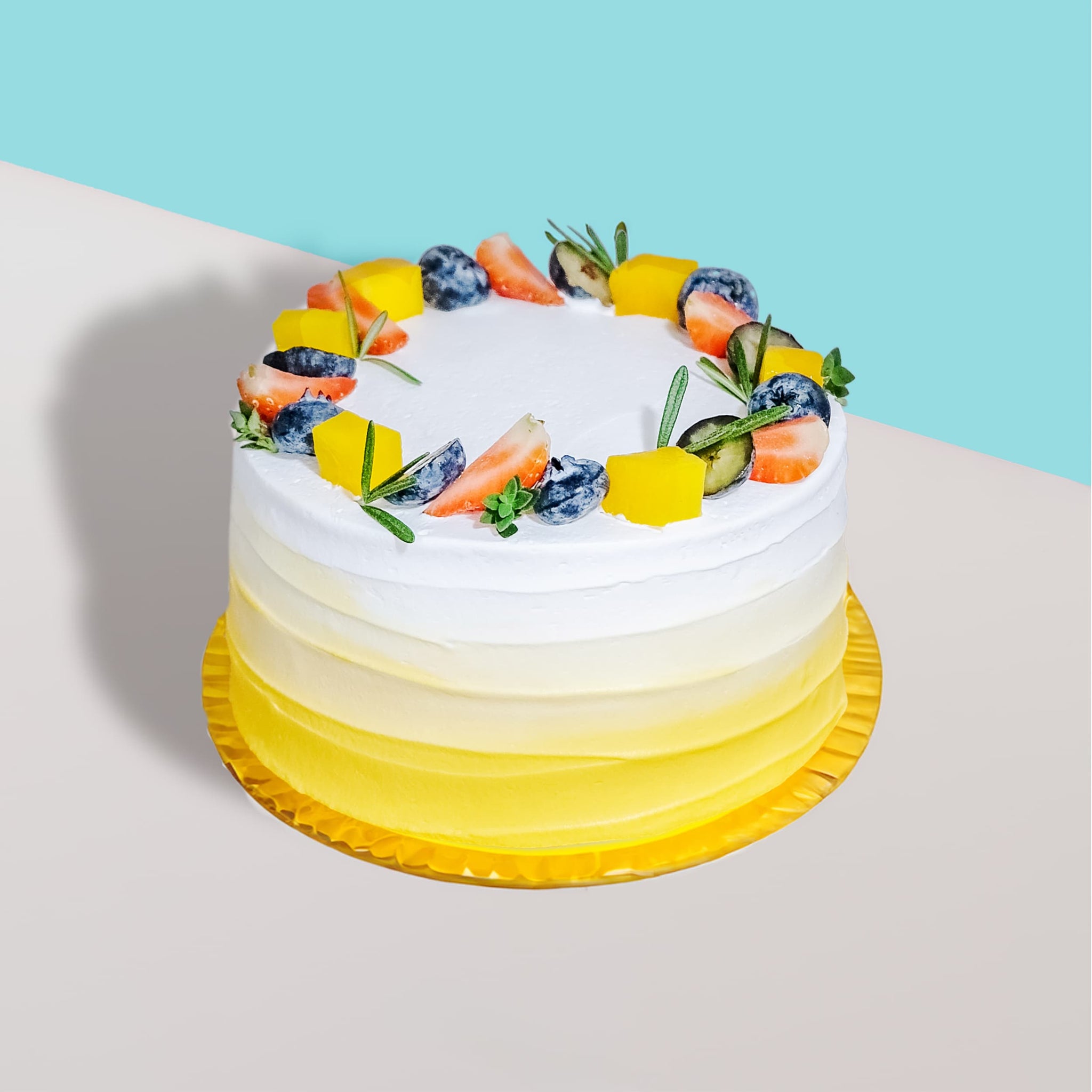 Mango Coconut Fruit Cake