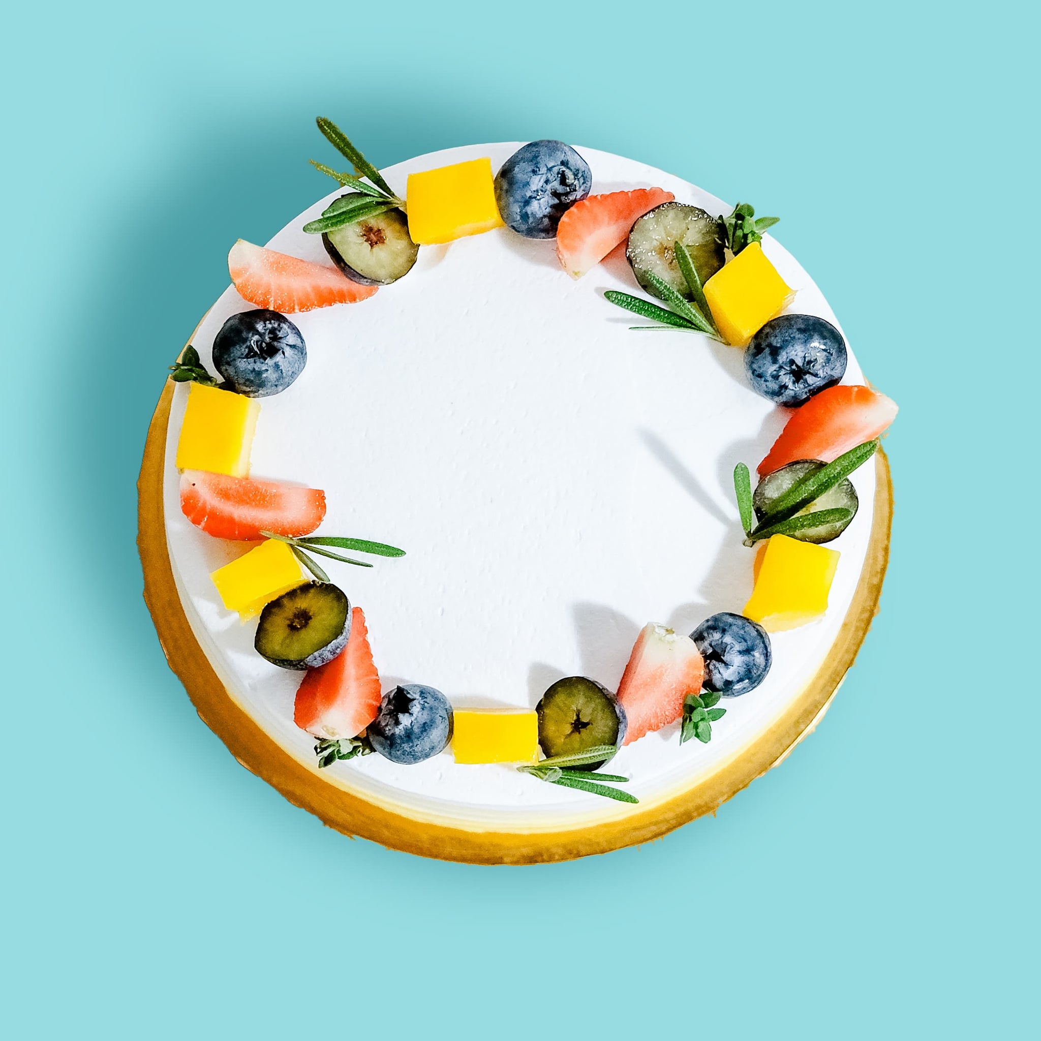 Alternative view of Mango Coconut Fruit Cake