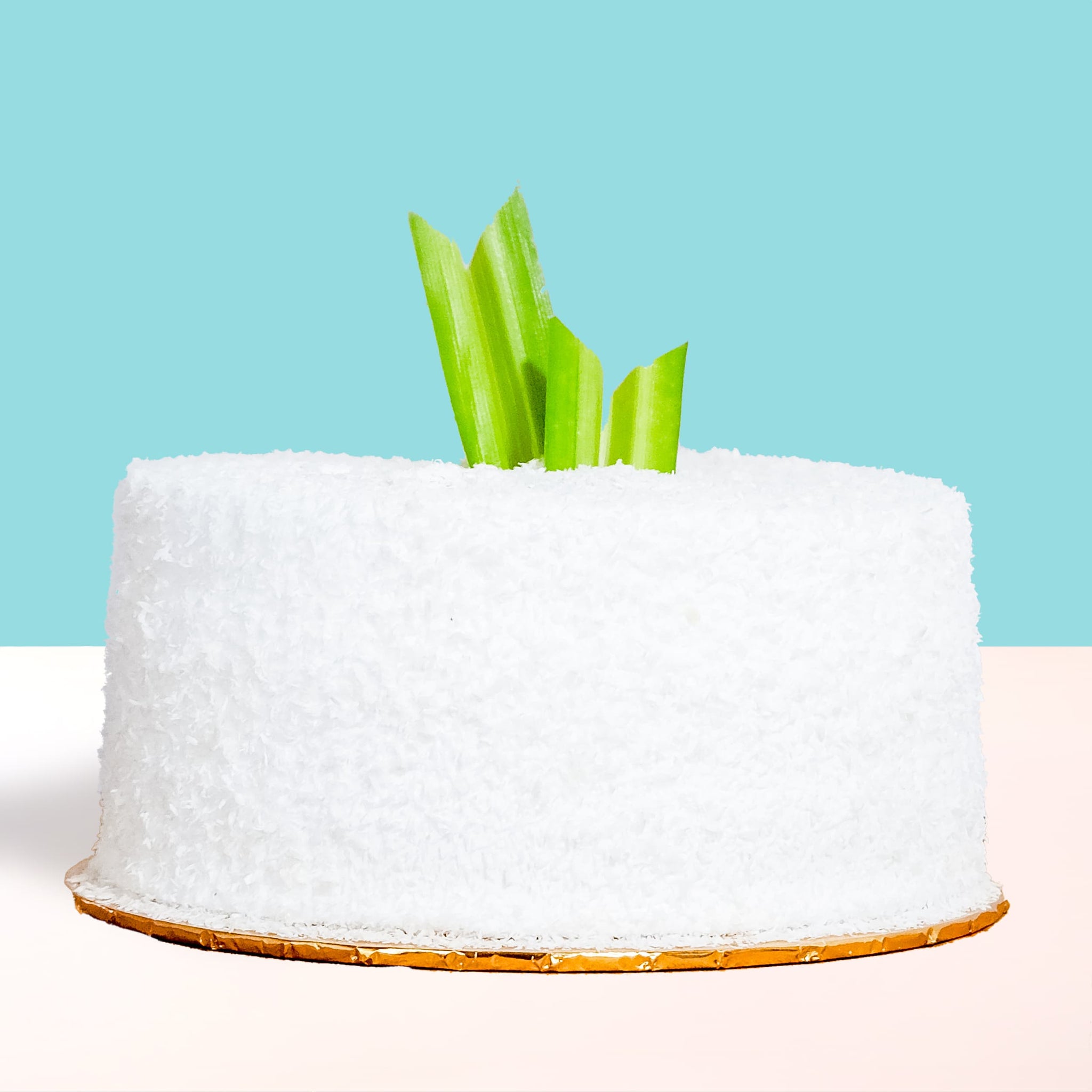 Alternative view of Ondeh Ondeh Cake