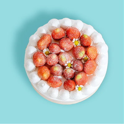 Strawberry Earl Grey Sponge Cake cake Curious Baker (Melaka) - CakeRush