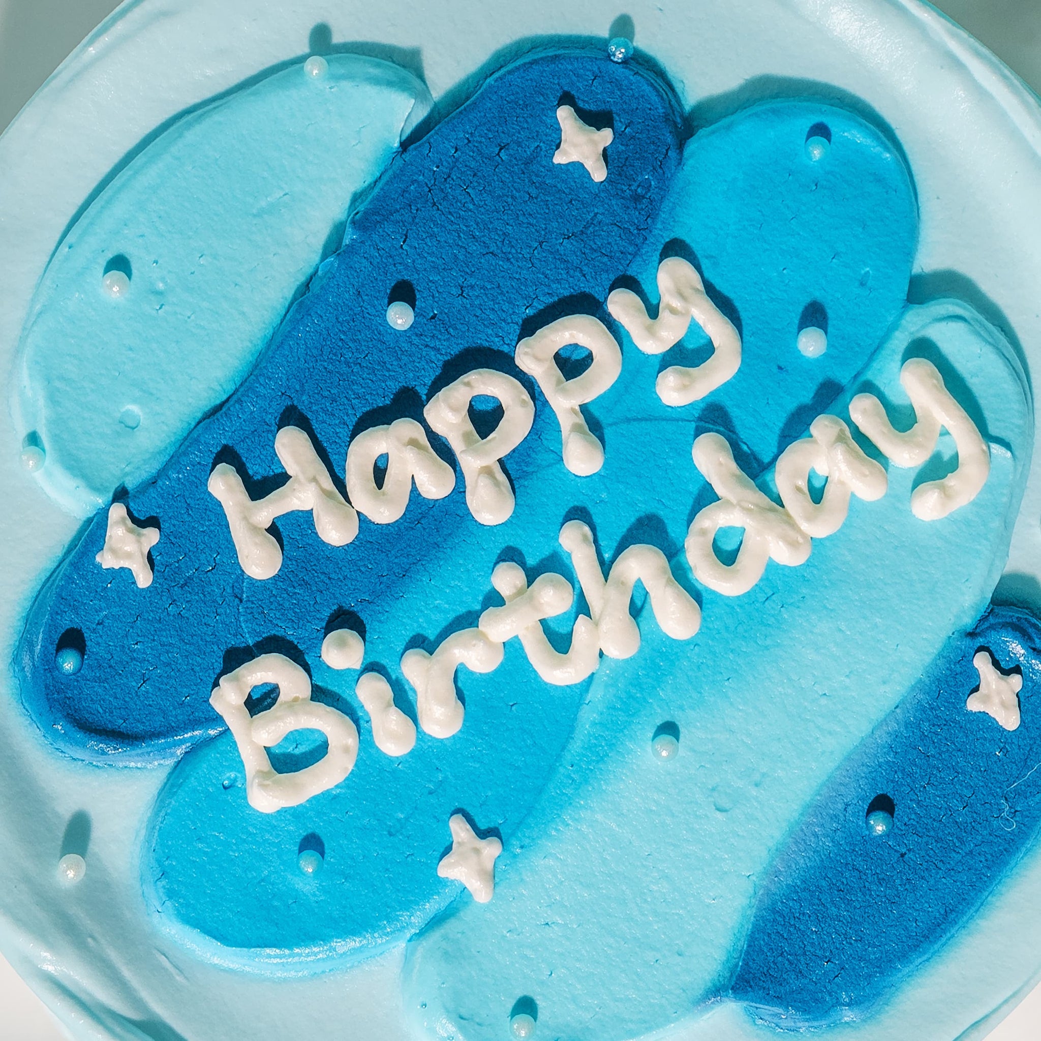 Alternative view of Baby Blue Bento Cake