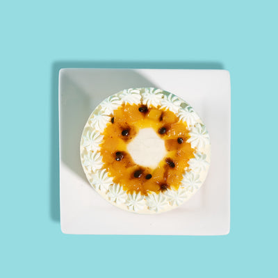 Mango Sunshine Crêpe Cheesecake cake Yippii Gift Cake - CakeRush