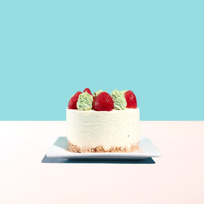 Matcha Strawberry Crêpe Cheesecake cake Yippii Gift Cake - CakeRush