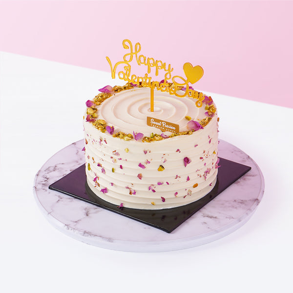 Pistachio Opera Cake Valentine's Day Cake