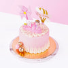 Pink Baby Girl Train cake_designer Eats & Treats - CakeRush
