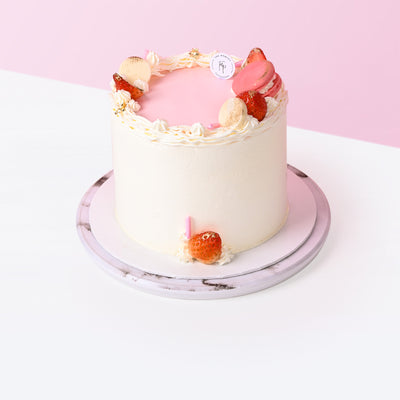 Strawberry Vanilla Cake cake The Moment Patisserie - CakeRush