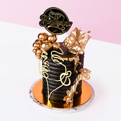Luxe Elegant Lady cake_designer Eats & Treats - CakeRush