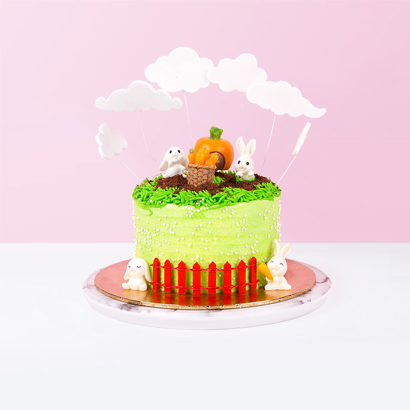 Rabbit Wonderland cake_designer Eats & Treats - CakeRush