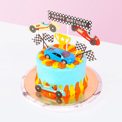 Race Car cake_designer Eats & Treats - CakeRush