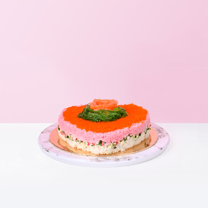 Norwegian Salmon Sushi Cake