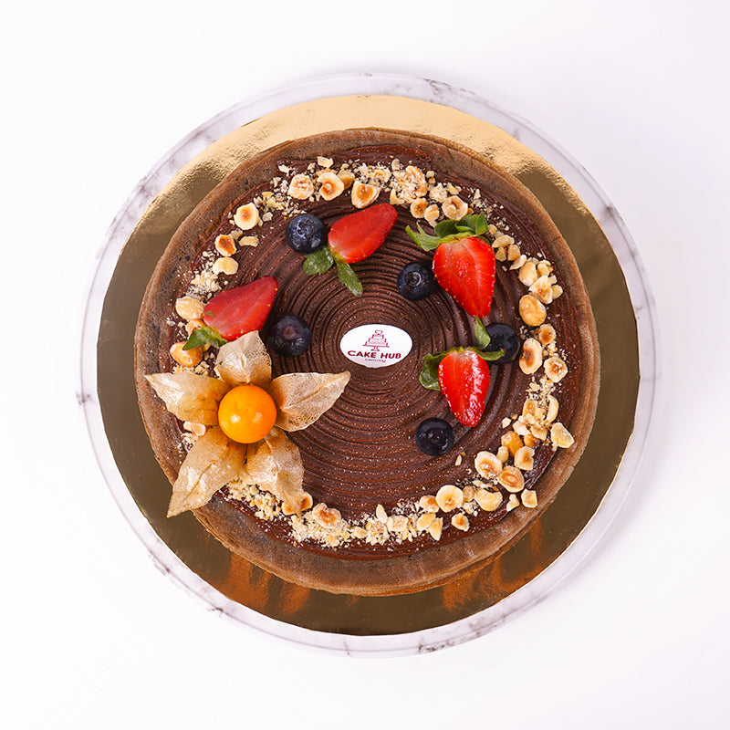 Alternative view of Nutella Rocher Mille Crepe Cake