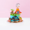 Dinosaurs and Volcano cake_designer Eats & Treats - CakeRush