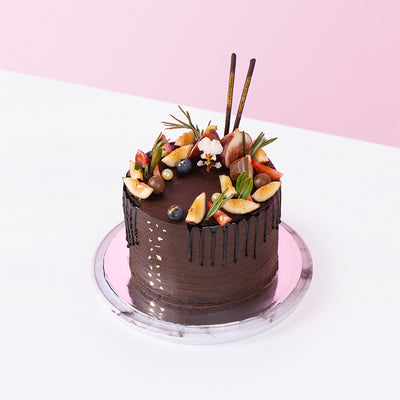 Triple Temptation Chocolate Cake cake Mutiara Figs - CakeRush