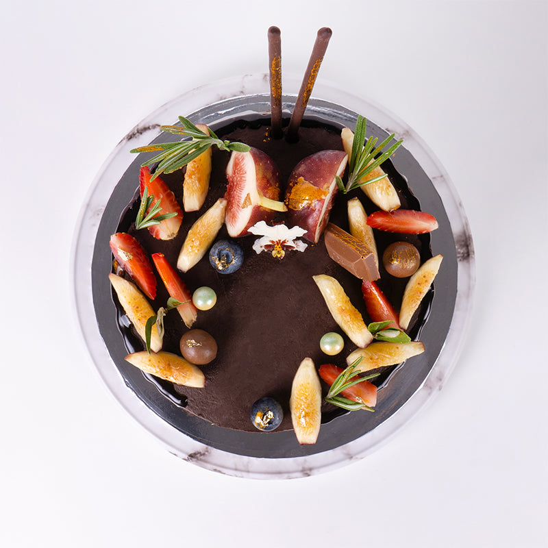 Alternative view of Triple Temptation Chocolate Cake