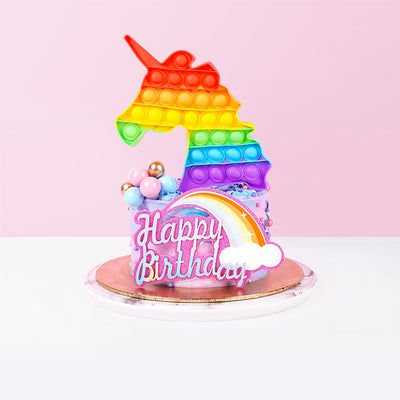 Pop-it Unicorn cake_designer Eats & Treats - CakeRush