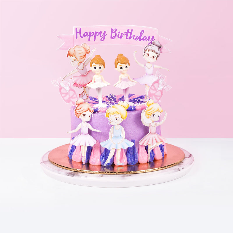 Sweet Ballerinas cake_designer Eats & Treats - CakeRush