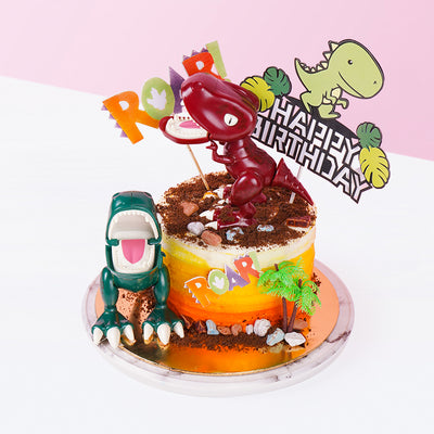 Scary Dinosaurs cake_designer Eats & Treats - CakeRush