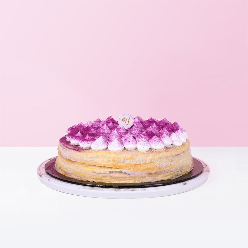Purple Sweet Potato Mille Crepe Cake cake_millecrepe Yippii Gift Cake - CakeRush