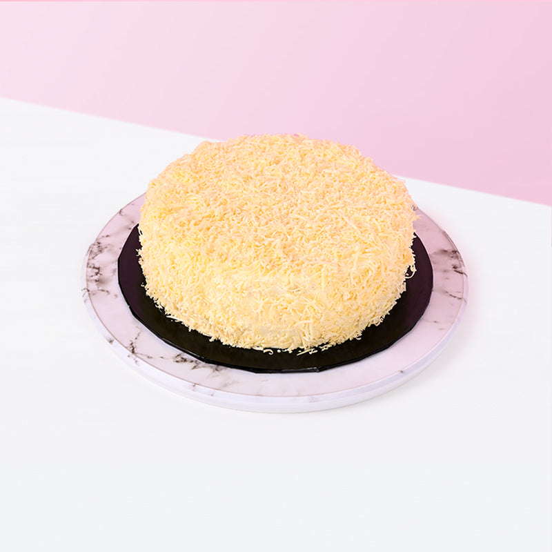 Alternative view of Cheddar Cheesecake