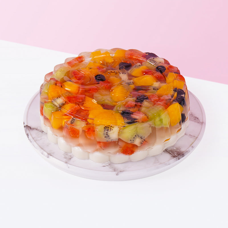 Alternative view of Giant Fresh Fruit Jelly Mooncake