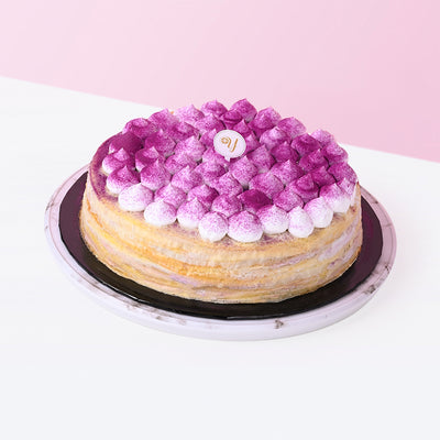 Purple Sweet Potato Mille Crepe Cake cake_millecrepe Yippii Gift Cake - CakeRush