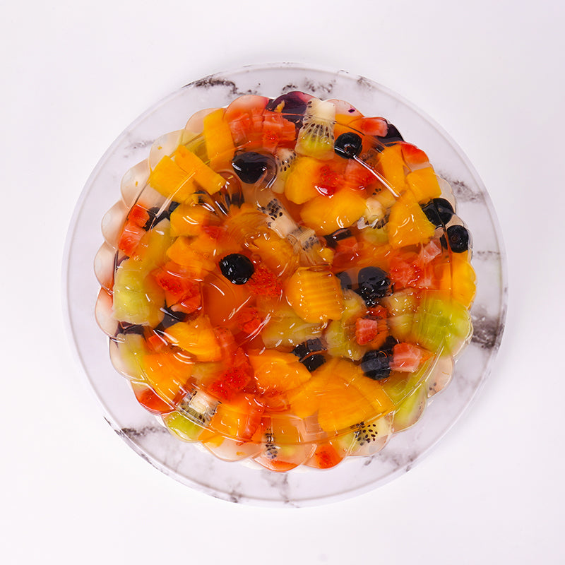 Alternative view of Giant Fresh Fruit Jelly Mooncake