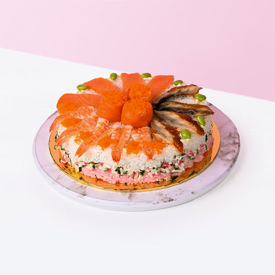 Chirashi Sushi Cake cake_sushi Kyodai Sushi - CakeRush