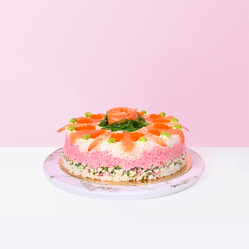 Alternative view of Kyodai Seafood Sushi Cake