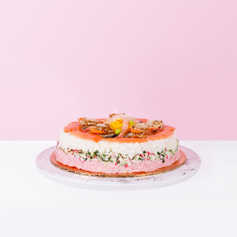 Alternative view of Tokachi Sushi Cake