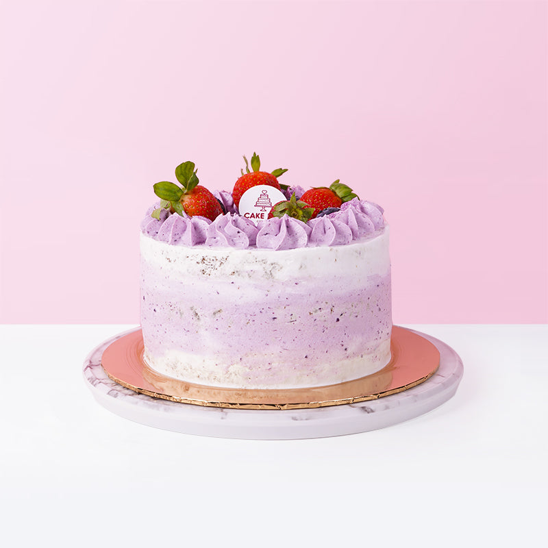 Purple Sweet Potato Vegan Cake