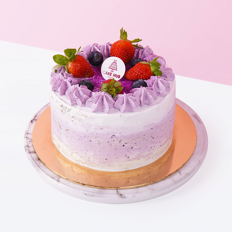 Alternative view of Purple Sweet Potato Vegan Cake
