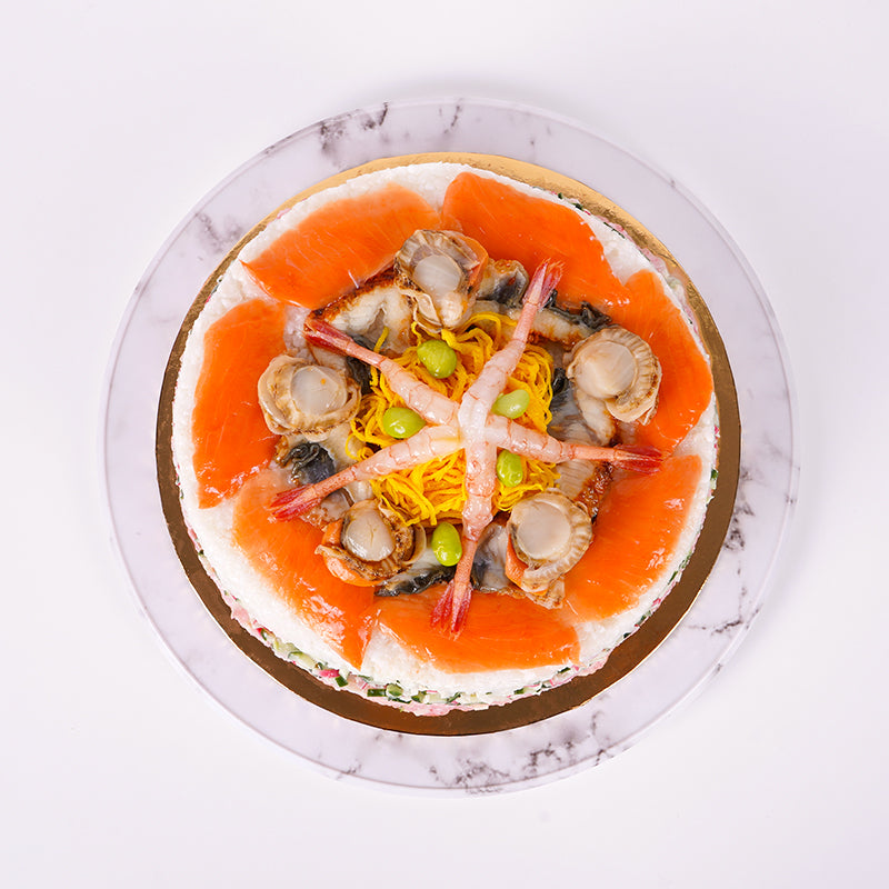 Alternative view of Tokachi Sushi Cake