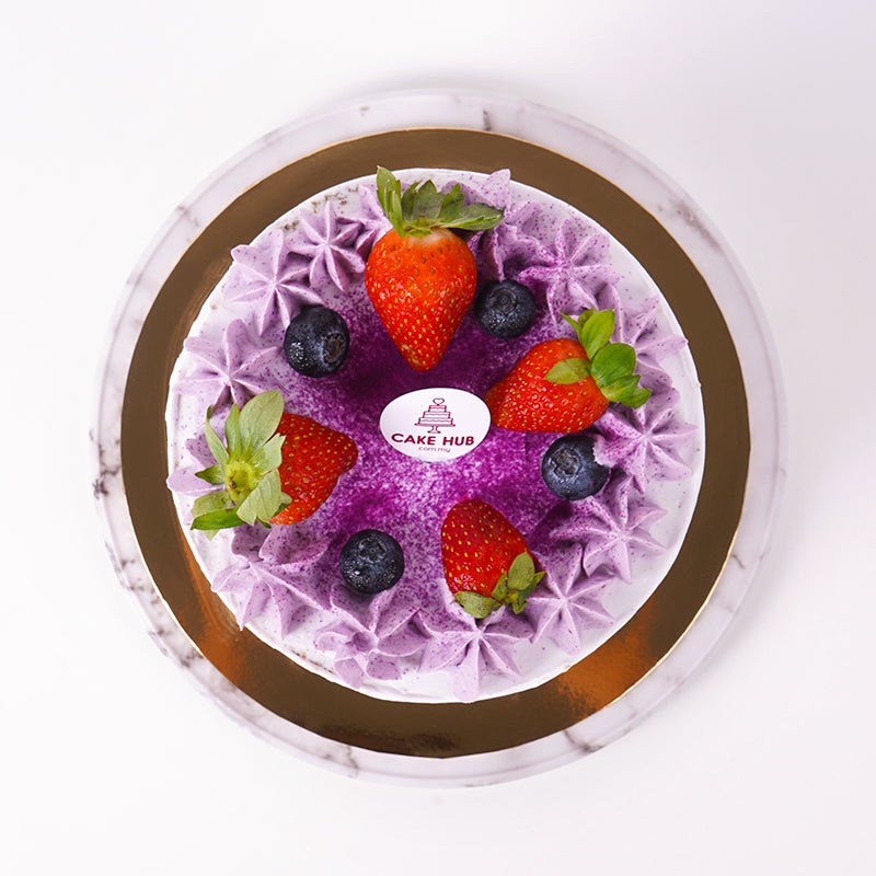 Alternative view of Purple Sweet Potato Vegan Cake