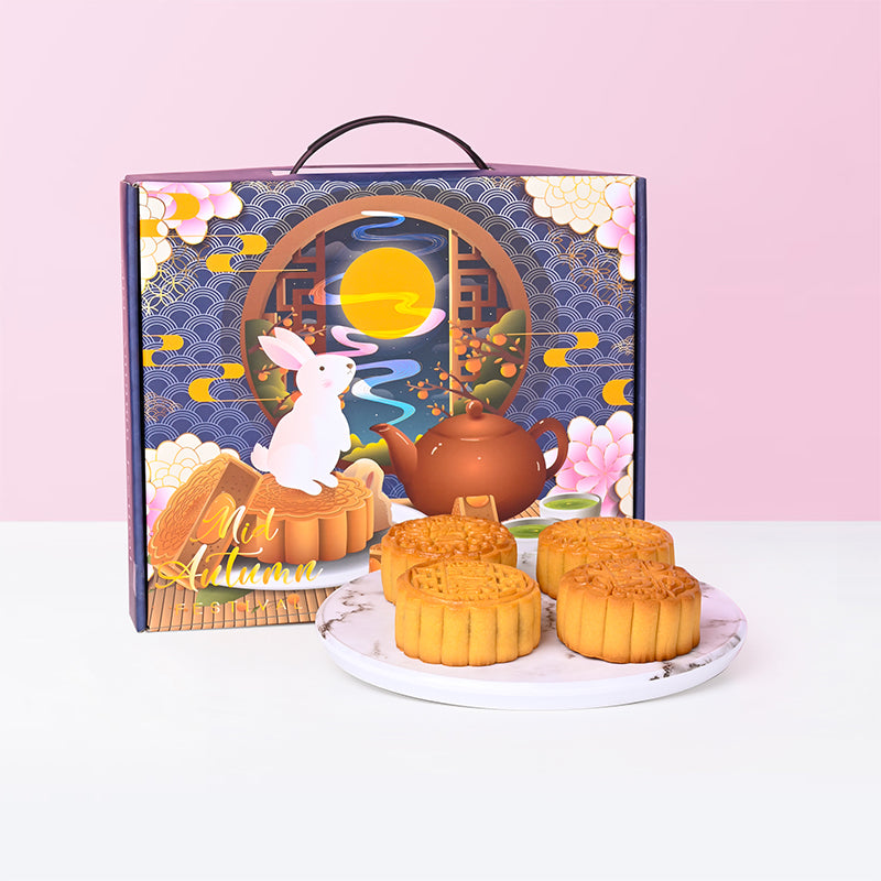 Classic Mooncake Gift Set Mooncake KOBO Bakery - CakeRush