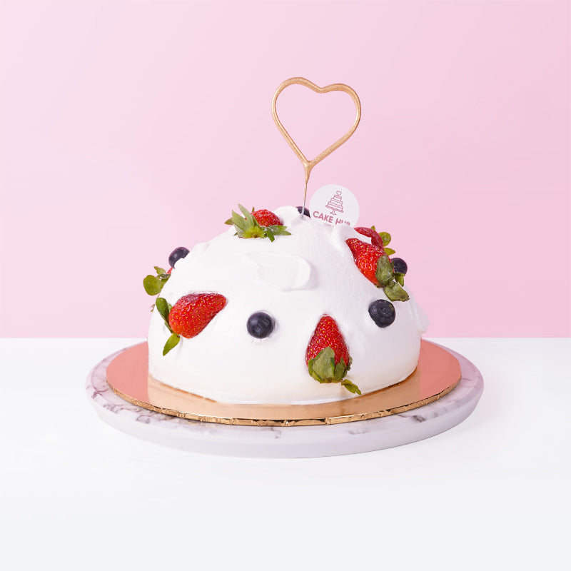 Alternative view of Strawberry Planet Cake