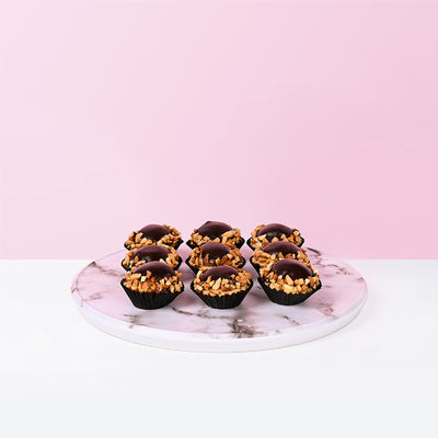 Peanut Chocolate Cheese Tart tart Pinke Pastry - CakeRush