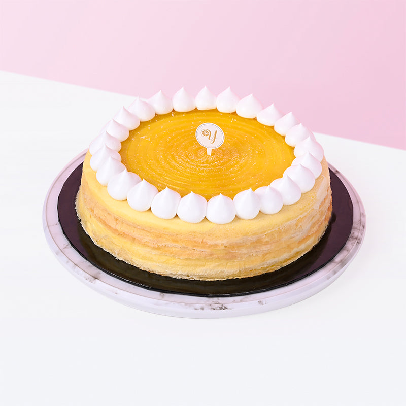 Alternative view of Lemon Cheese Mille Crepe Cake