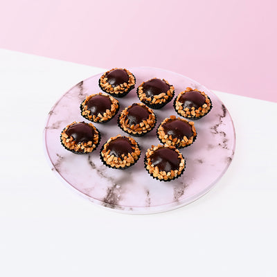 Peanut Chocolate Cheese Tart tart Pinke Pastry - CakeRush