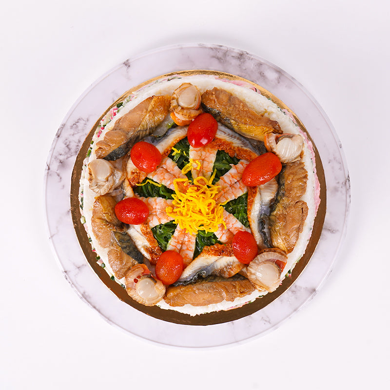 Alternative view of Haru Sushi Cake