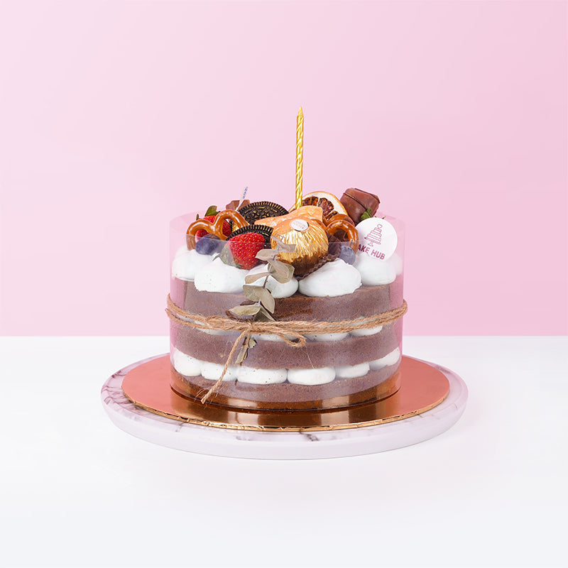 Image of Dad's Chocolate Mint Naked Cake