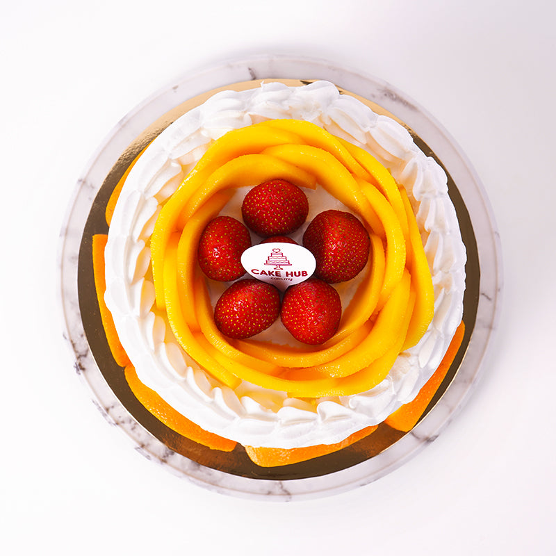 Alternative view of Mixed Fruit Vegan Cake