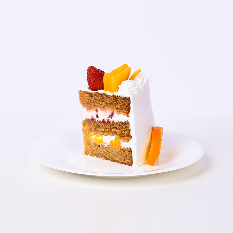 Alternative view of Mixed Fruit Vegan Cake