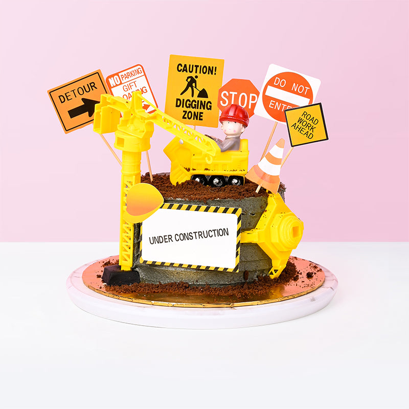 Construction Site cake_designer Eats & Treats - CakeRush