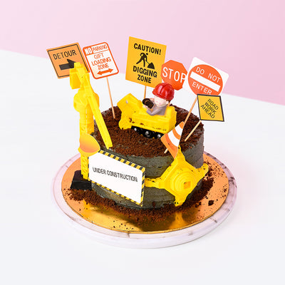 Construction Site cake_designer Eats & Treats - CakeRush