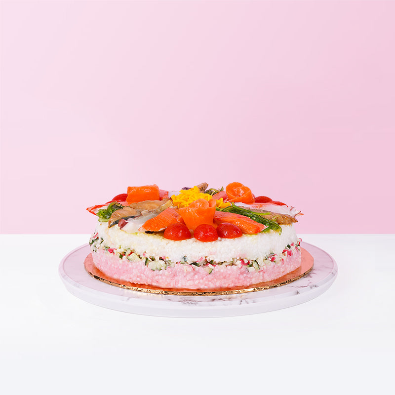 Alternative view of Fuyumi Sushi Cake
