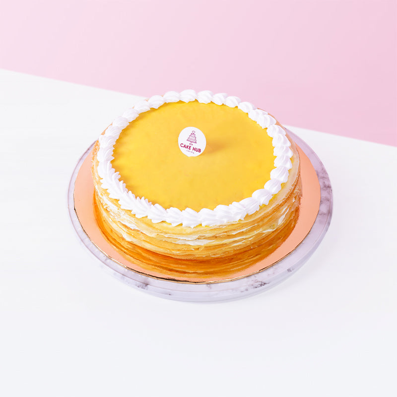 Alternative view of Musang King Durian Mille Crepe Cake