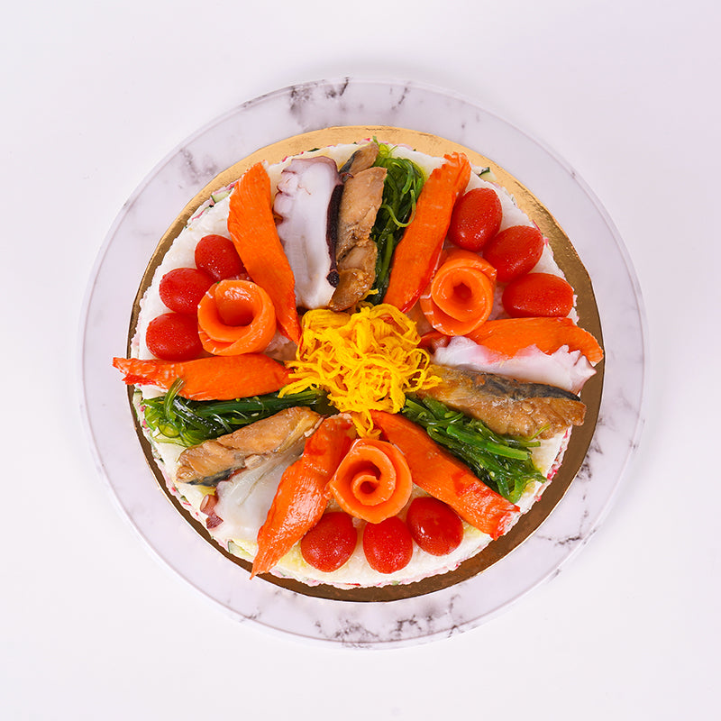 Alternative view of Fuyumi Sushi Cake