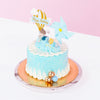 Blue Baby Boy Train cake_designer Eats & Treats - CakeRush