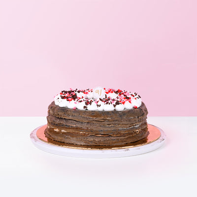 Black Forest Mille Crepe Cake cake_millecrepe Yippii Gift Cake - CakeRush