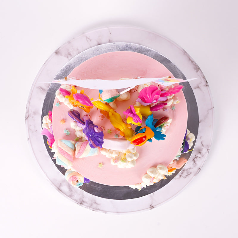 Alternative view of My Little Pony Cake